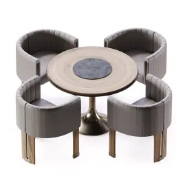 Dining chair brass crawford